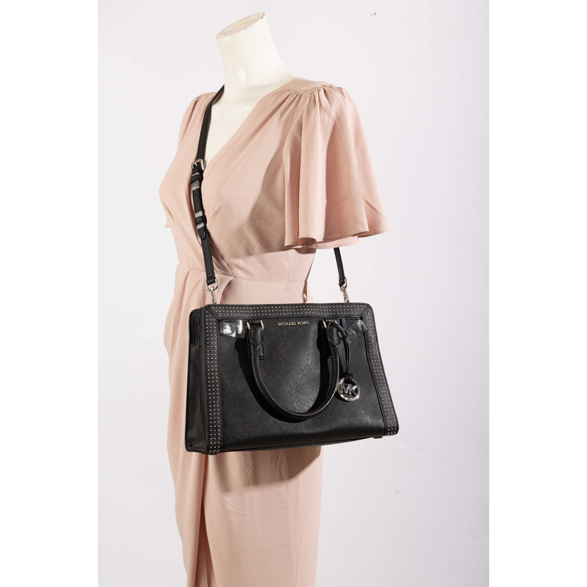 Michael Kors Dillon Micro Stud Convertible Satchel