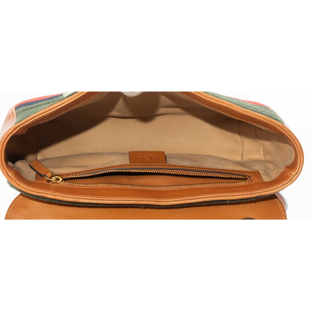 Gucci Striped Convertible Crossbody Bag