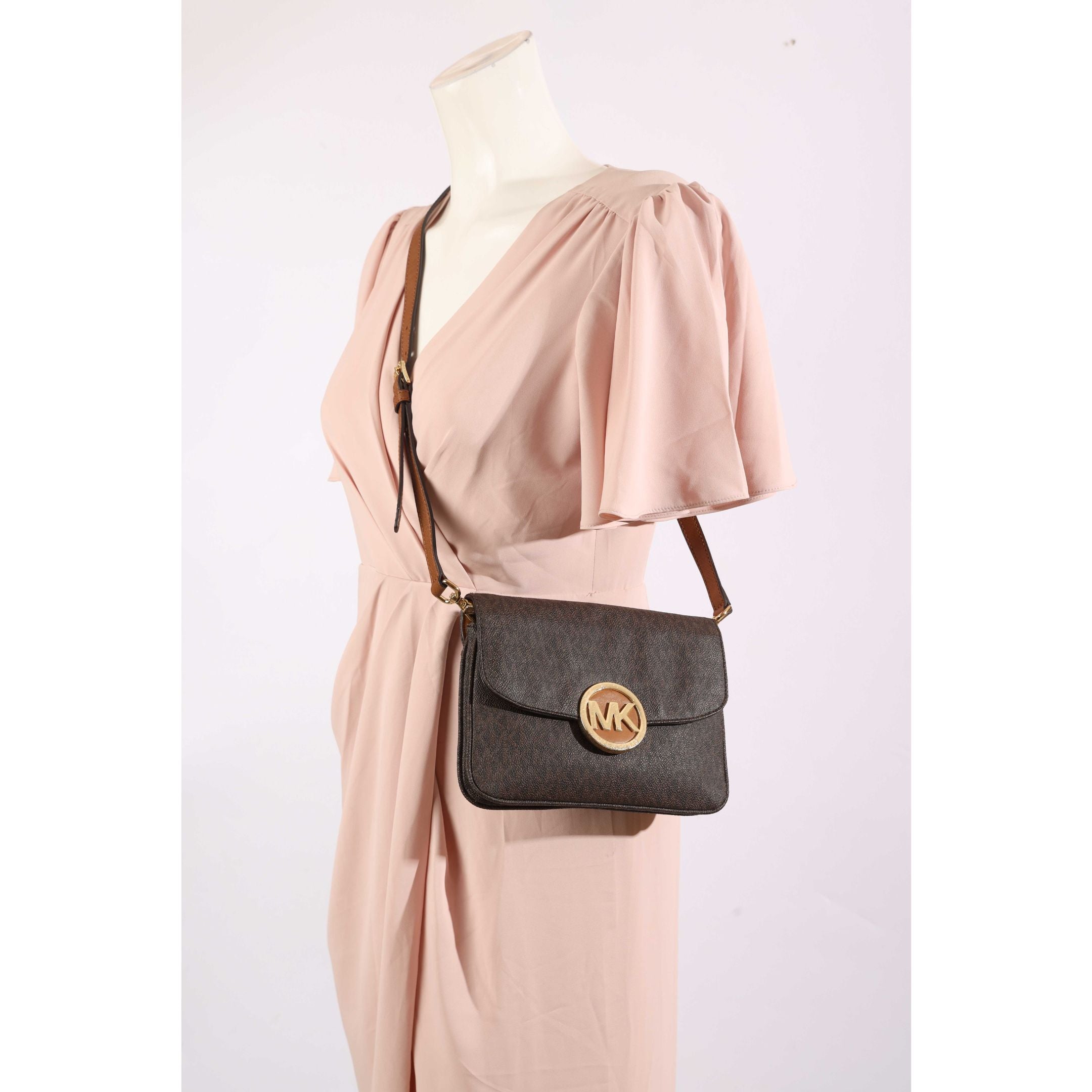 Michael Kors Signature Canvas Crossbody Bag