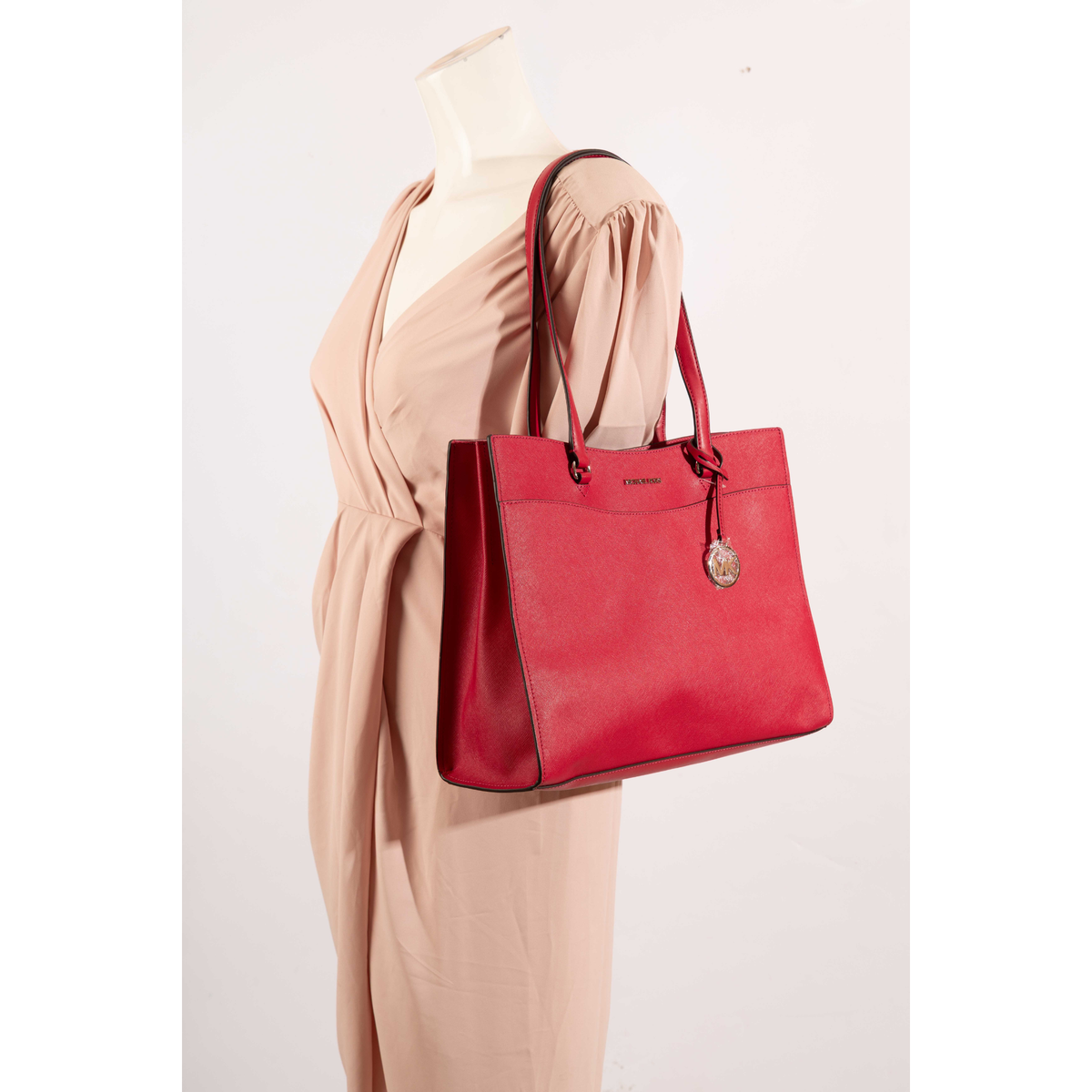 Michael Kors Dark Raspberry Jet Set Travel Tote