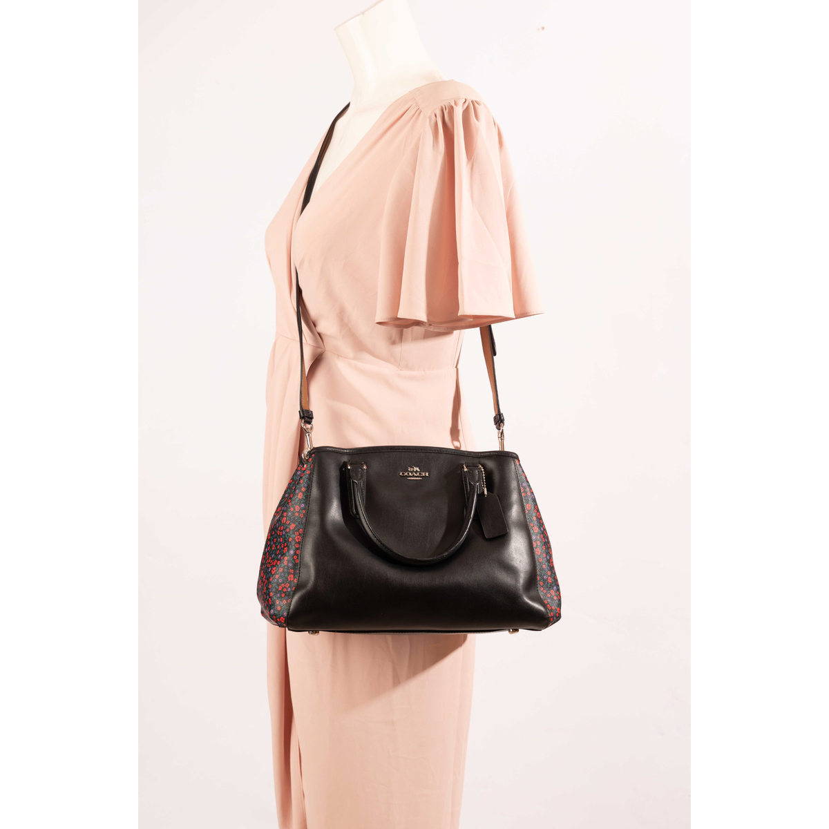 Coach Signature Margot Floral Satchel