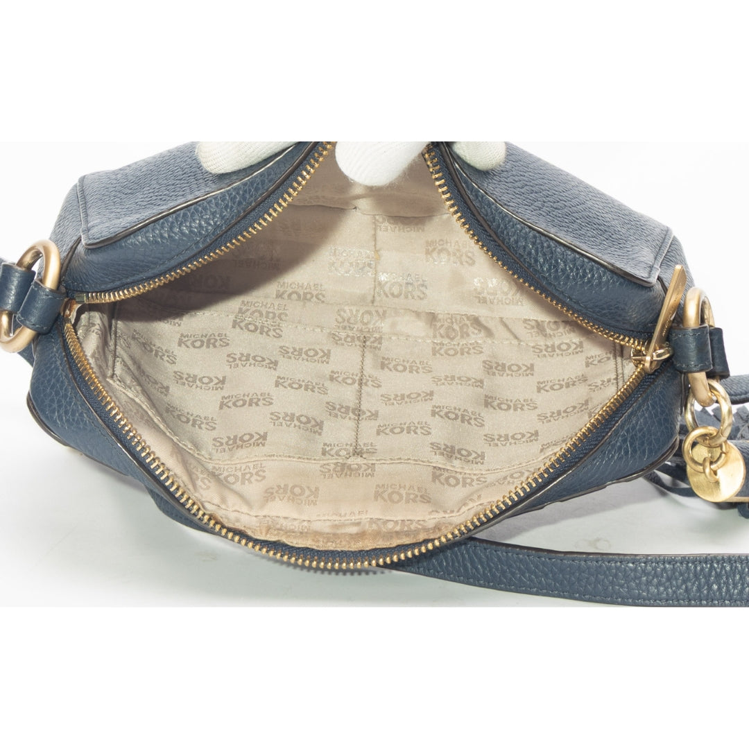 Michael Kors Blue Jet Set Studded Shoulder Bag
