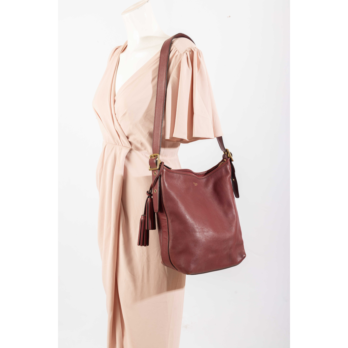 Coach Burgundy Duffle Bag
