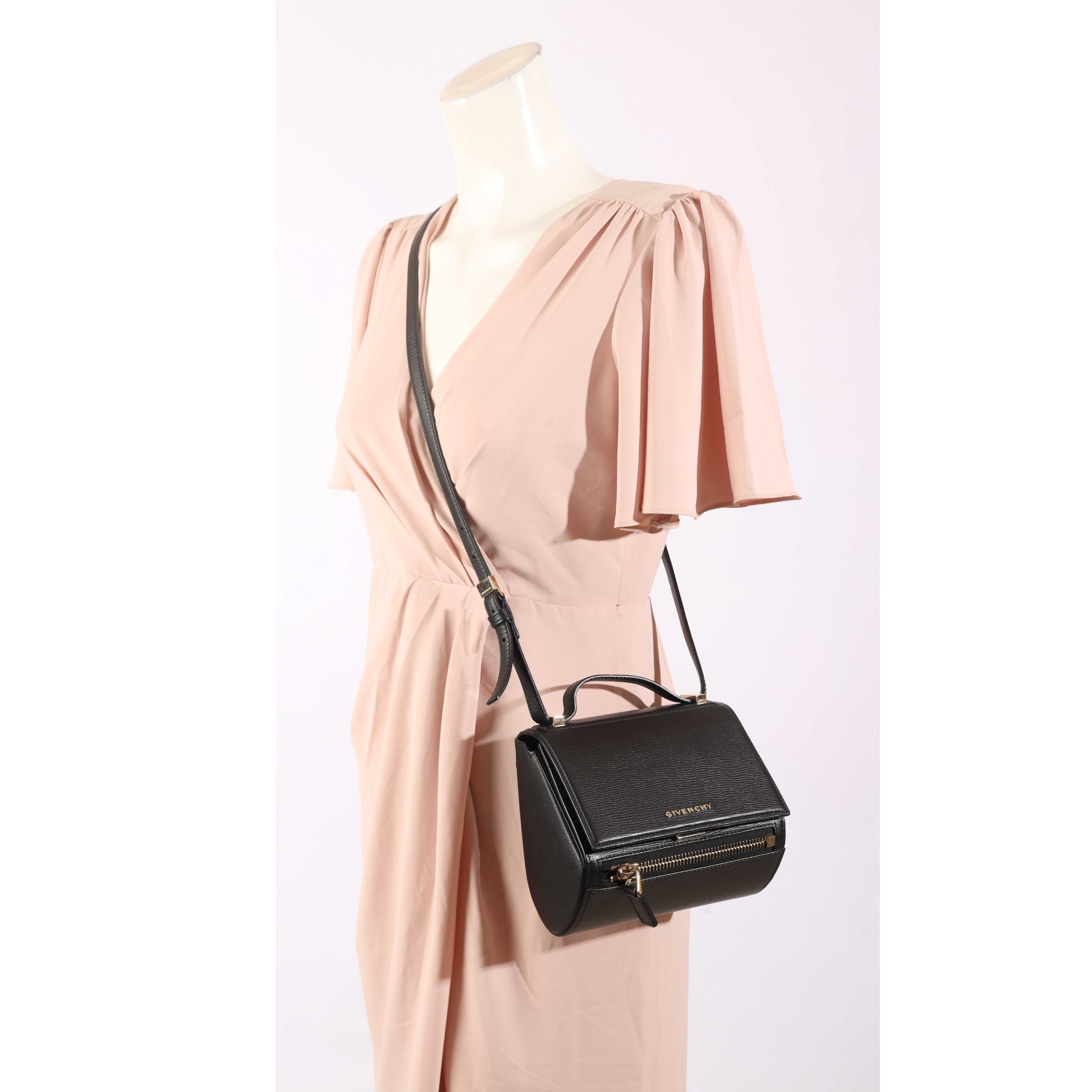 Givenchy Black Pandora Box Mini Crossbody Bag