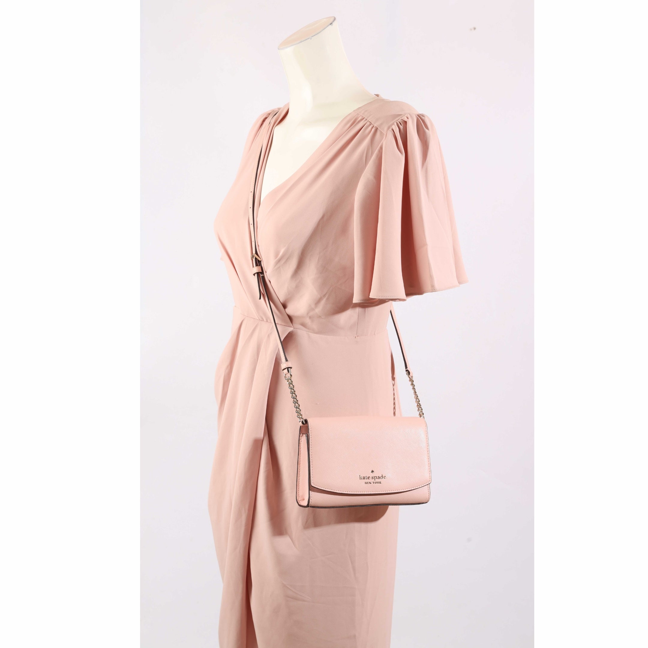 Kate Spade Carson Pink Chain Cross Body Bag