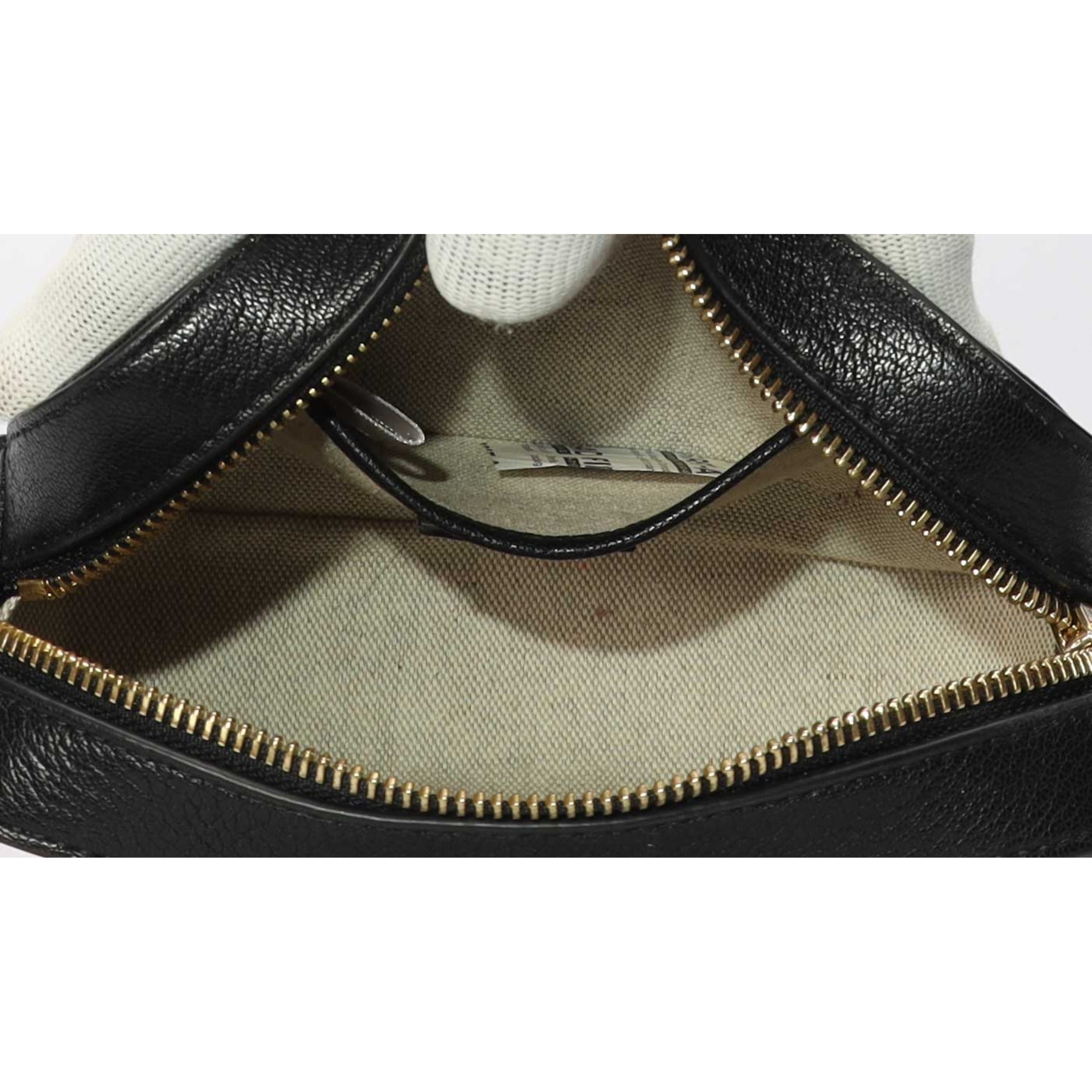 Jimmy Choo Balti Embossed Black Camera Bag