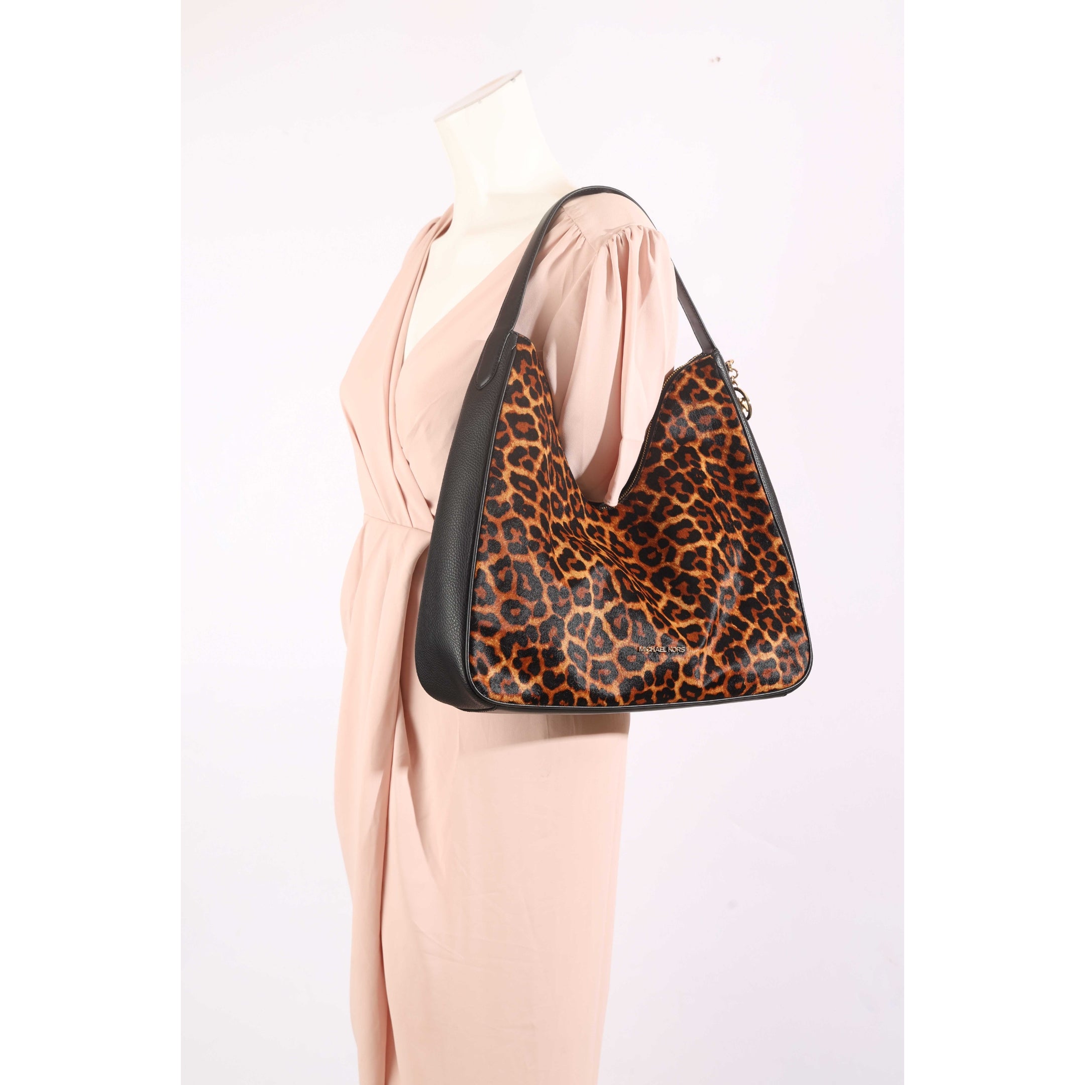 Michael Kors Leopard Nolita Shoulder Bag