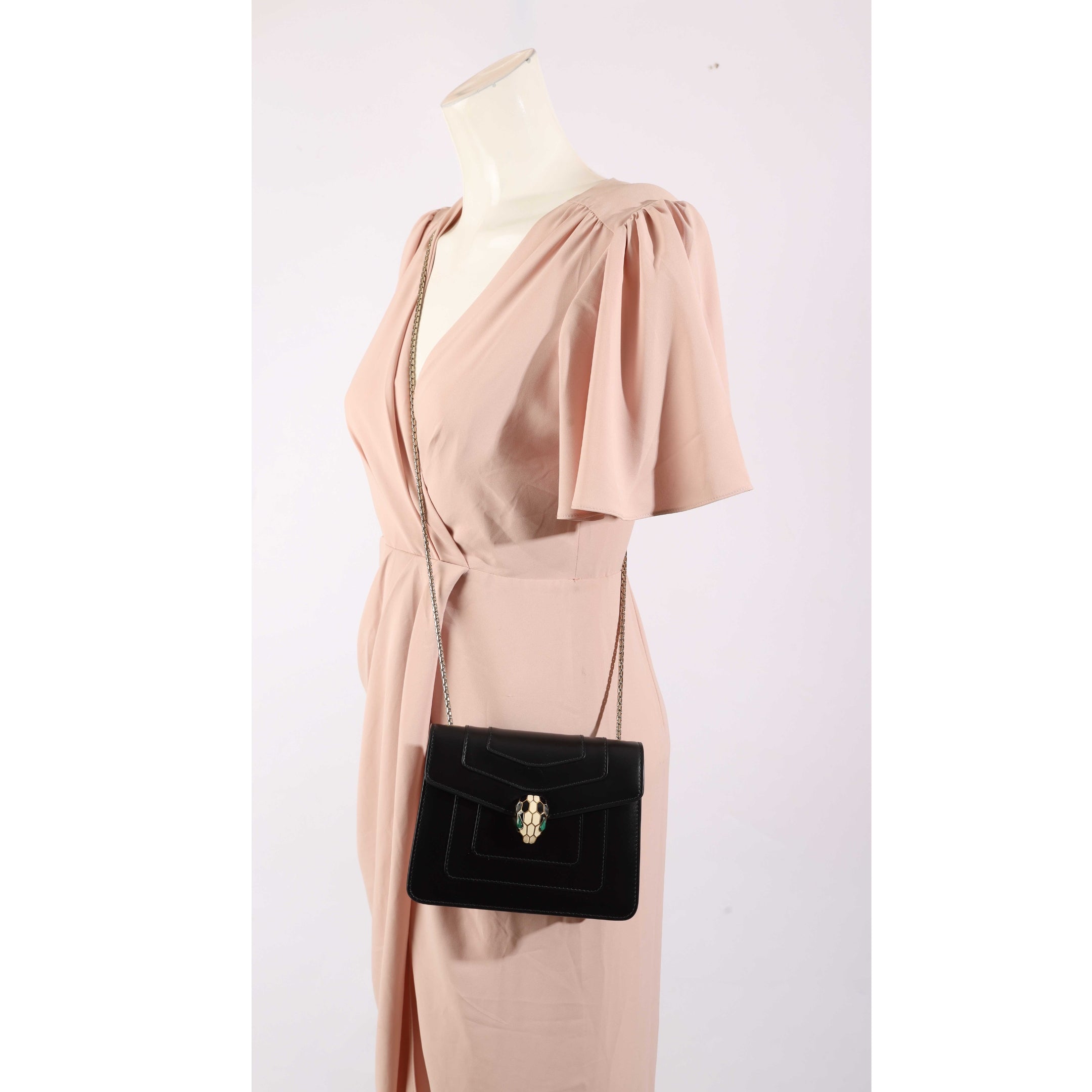 Bvlgari Black Serpenti Forever Day-to-Night Crossbody Bag