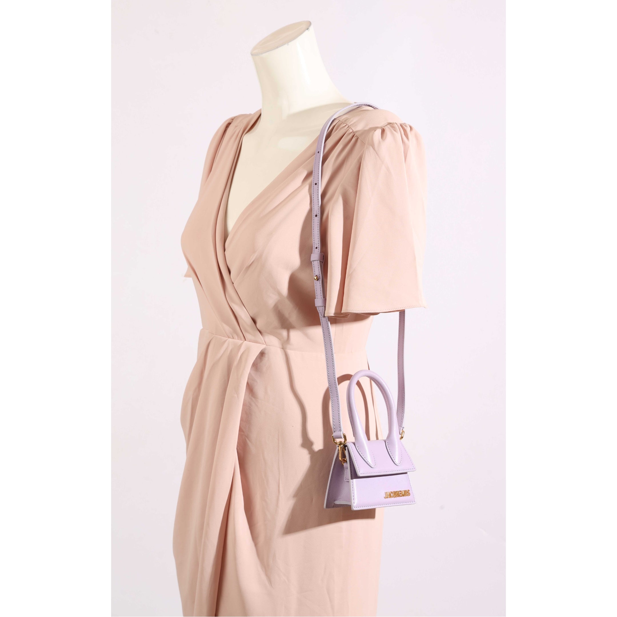 Jacquemus Le Chiquito Moyen Lilac Crossbody Bag