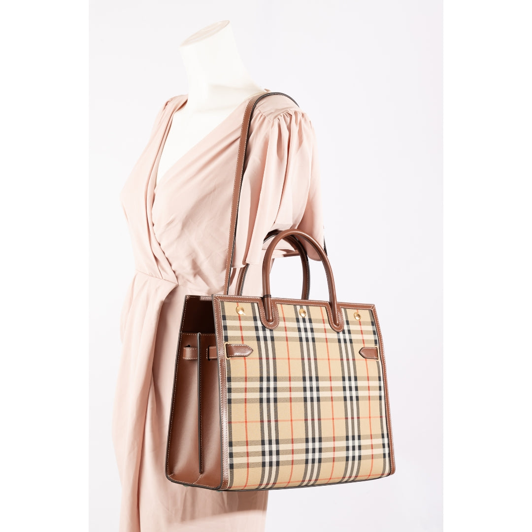 Burberry Vintage Check Satchel