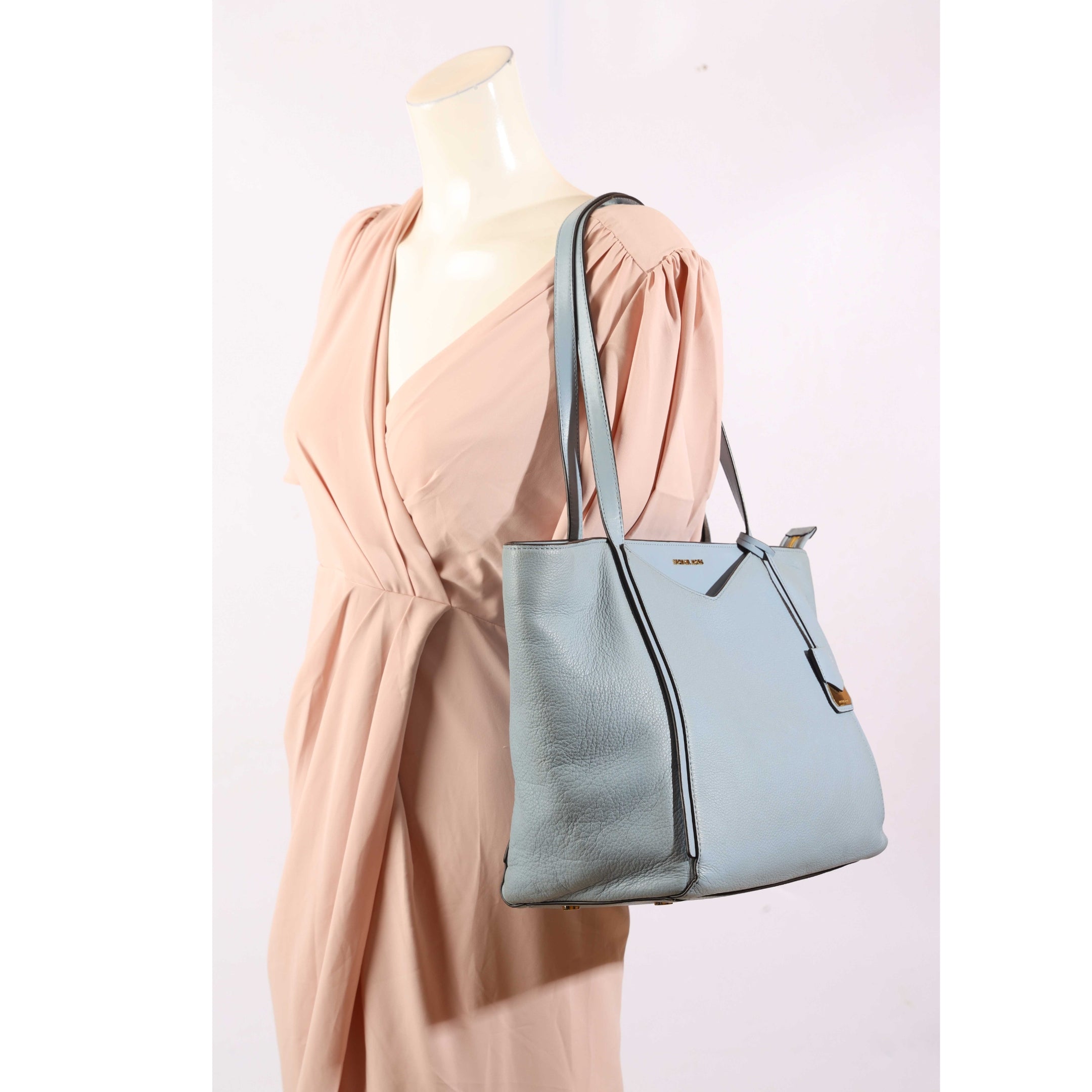 Michael Kors Sky Blue Whitney Large Leather Tote