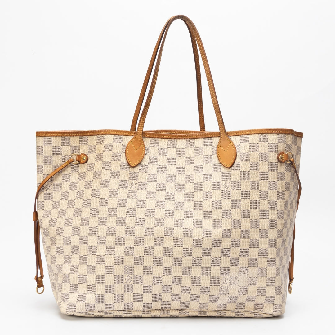 Louis Vuitton Damier Azur Canvas Neverfull GM Bag