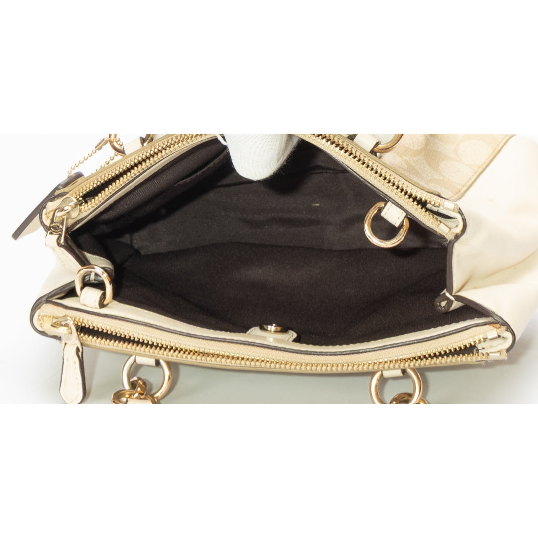 Coach Beige Christie Carryall Convertible Satchel