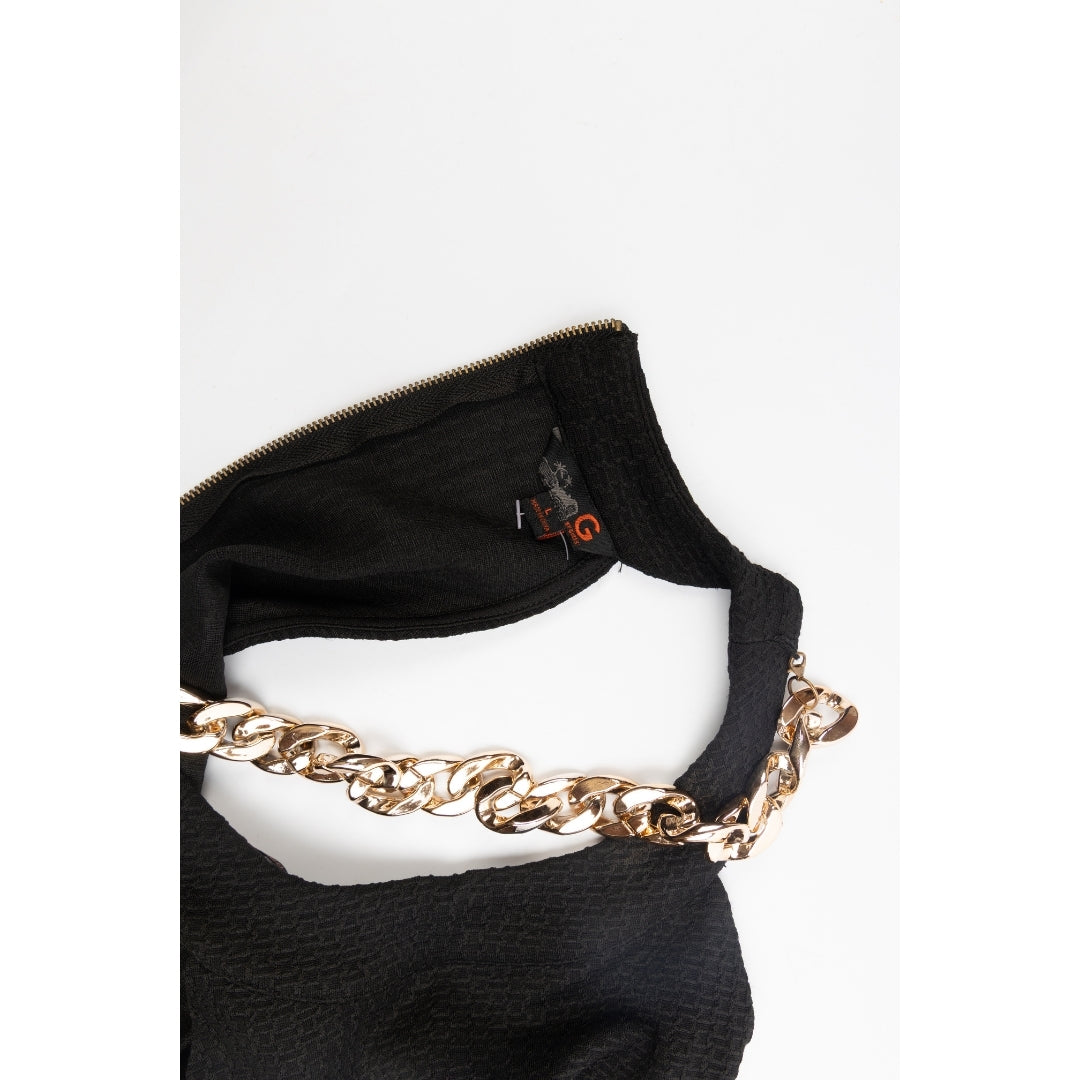Guess Chain Strap Cutout Bodycon Dress