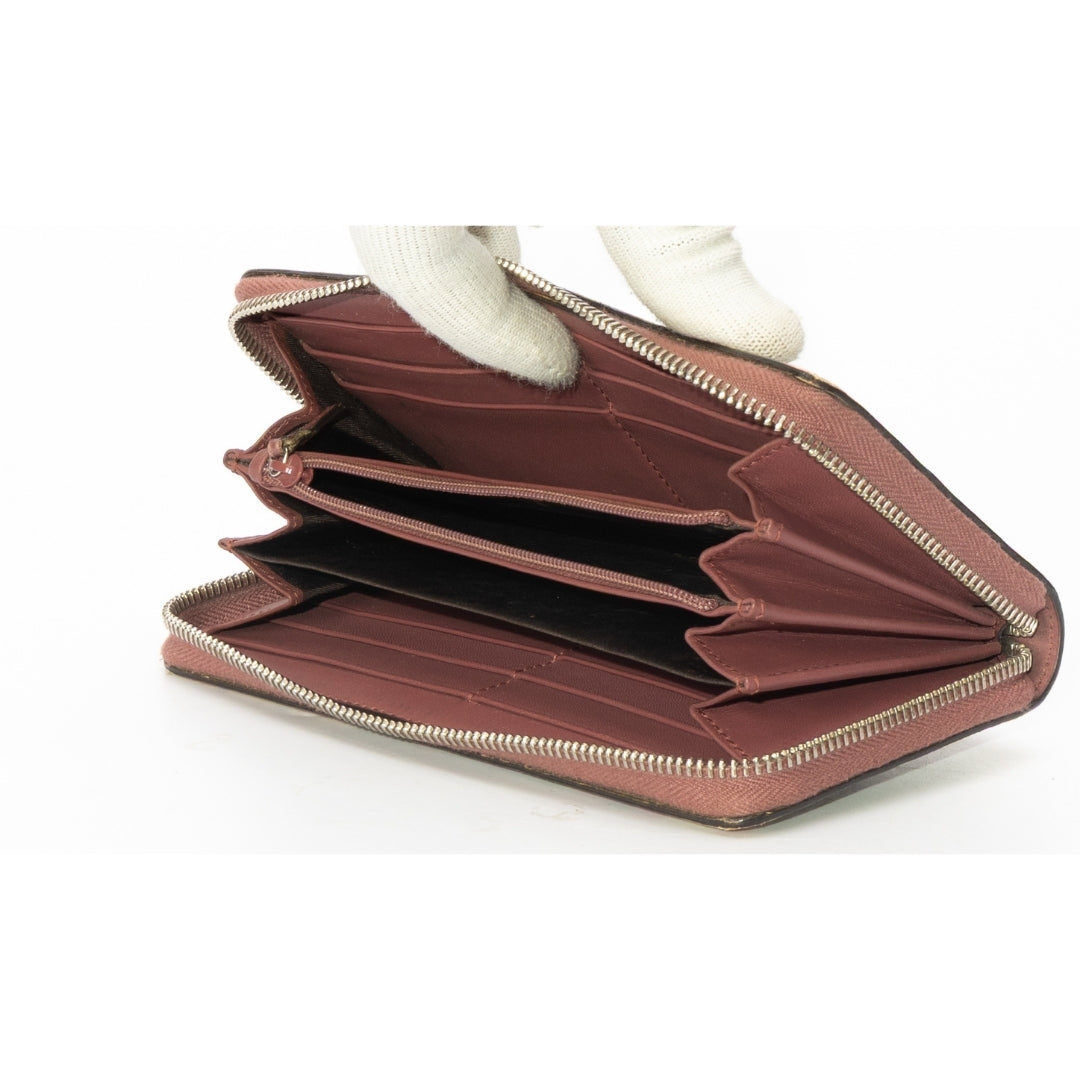 Gucci GG Blooms Supreme Zip Around Wallet