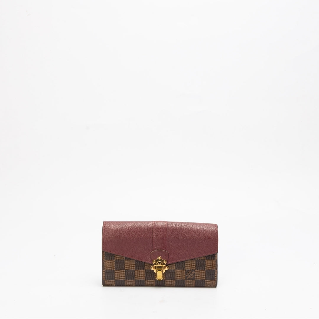 Louis Vuitton Damier Ebene Clapton Wallet