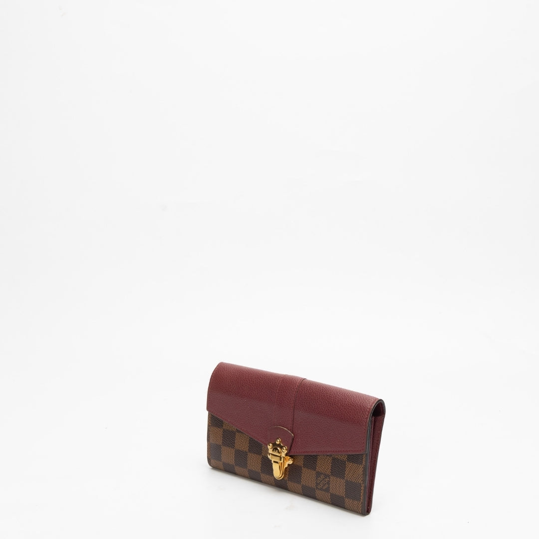Louis Vuitton Damier Ebene Clapton Wallet