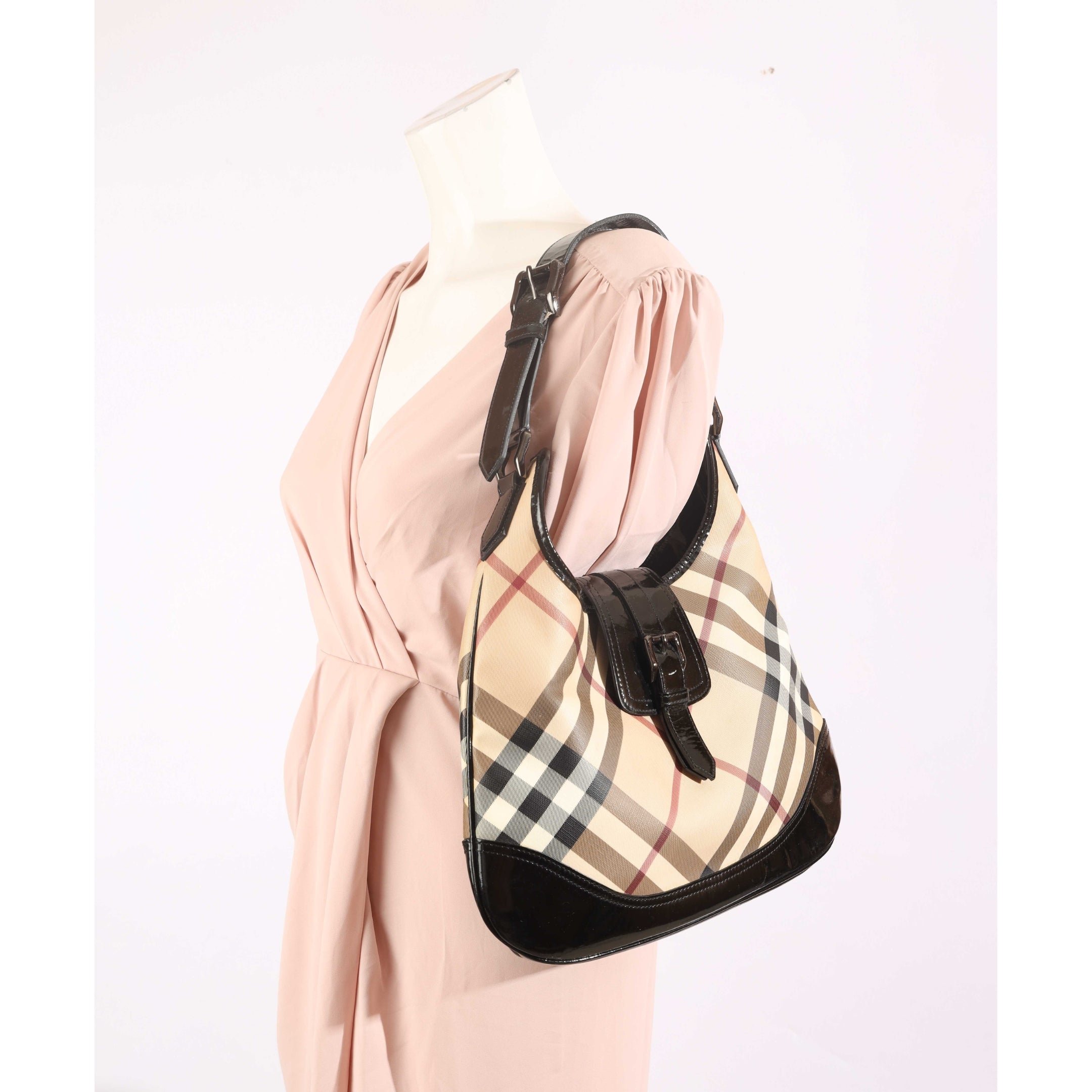 Burberry Nova Check Brooke Hobo