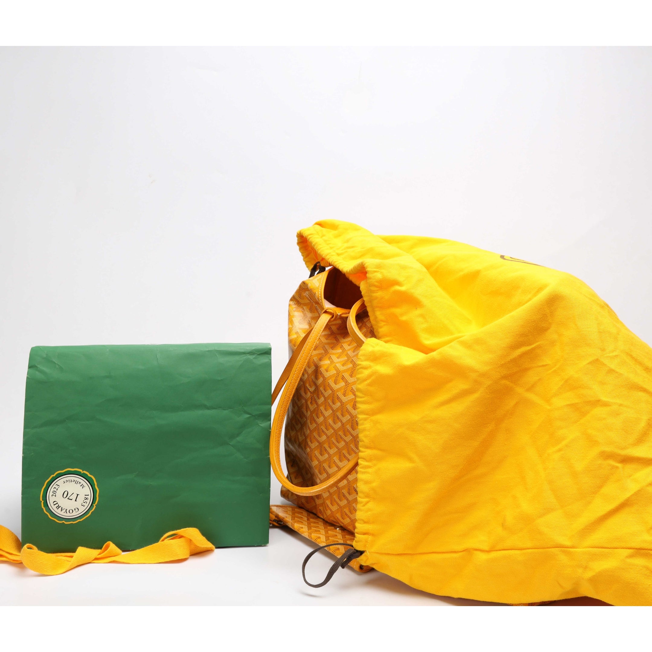 Goyard Yellow Goyardine Saint Louis GM Tote