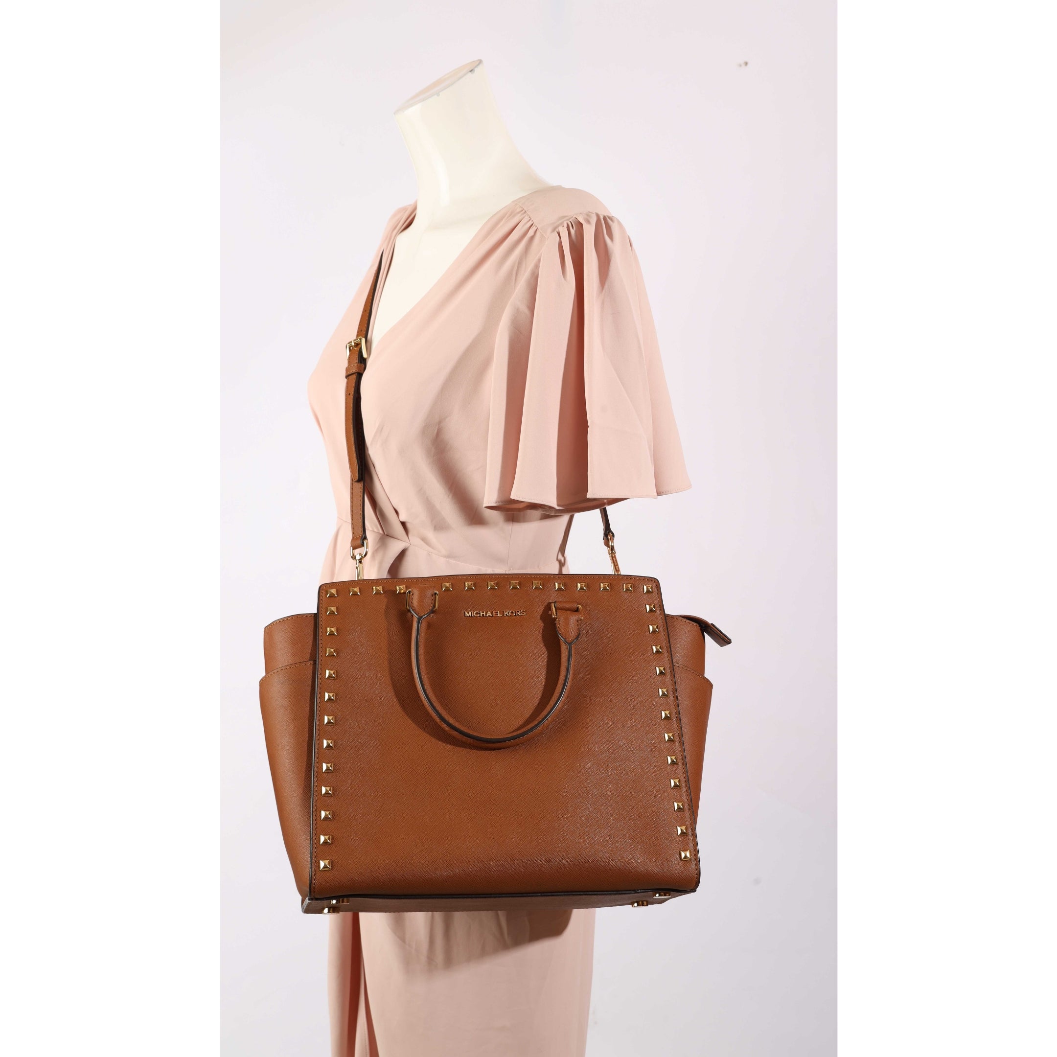 Michael Kors Studded Selma Satchel