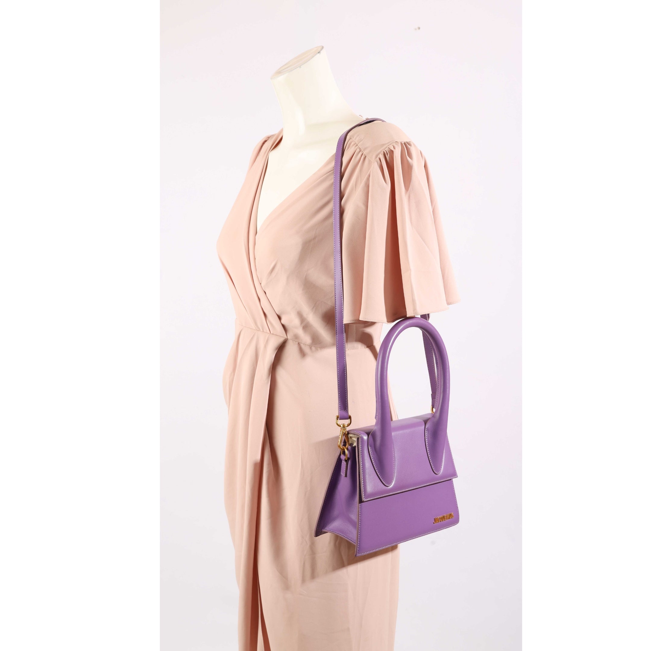 Jacquemus The Chiquito Lavender Large Satchel