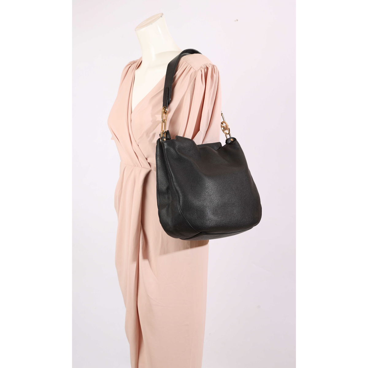 Michael Kors Fulton Black Shoulder Bag