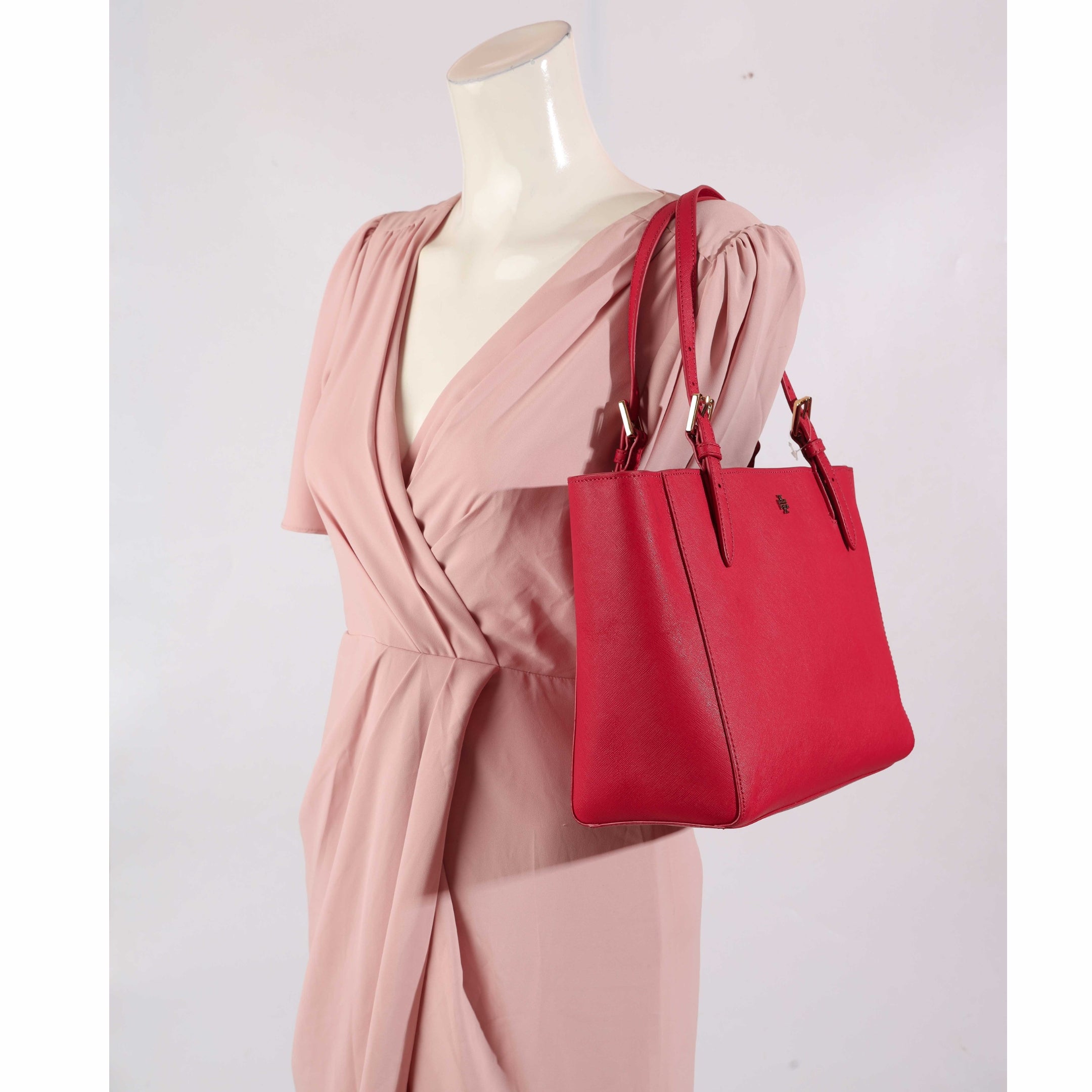 Tory Burch Fuchsia Medium York Buckle Tote