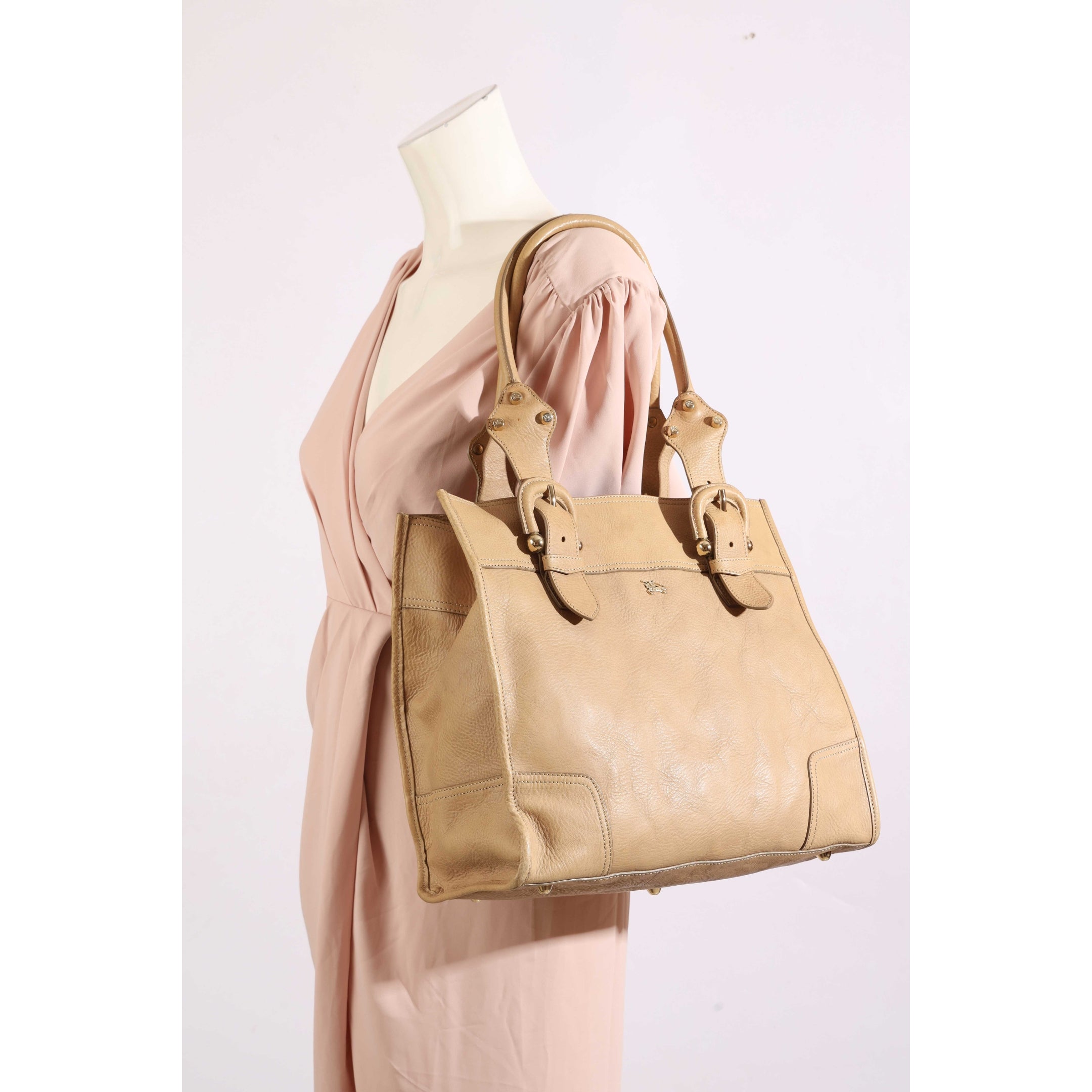 Burberry Beige Large Tote