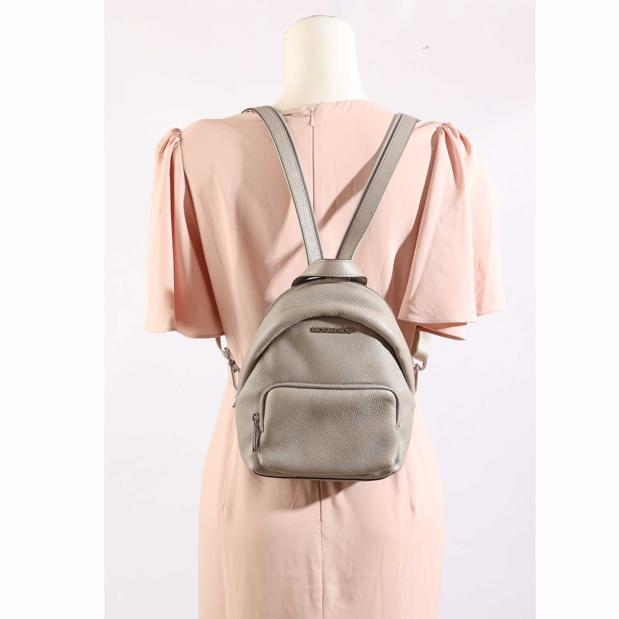Michael Kors Bex Medium Pebbled Leather Backpack