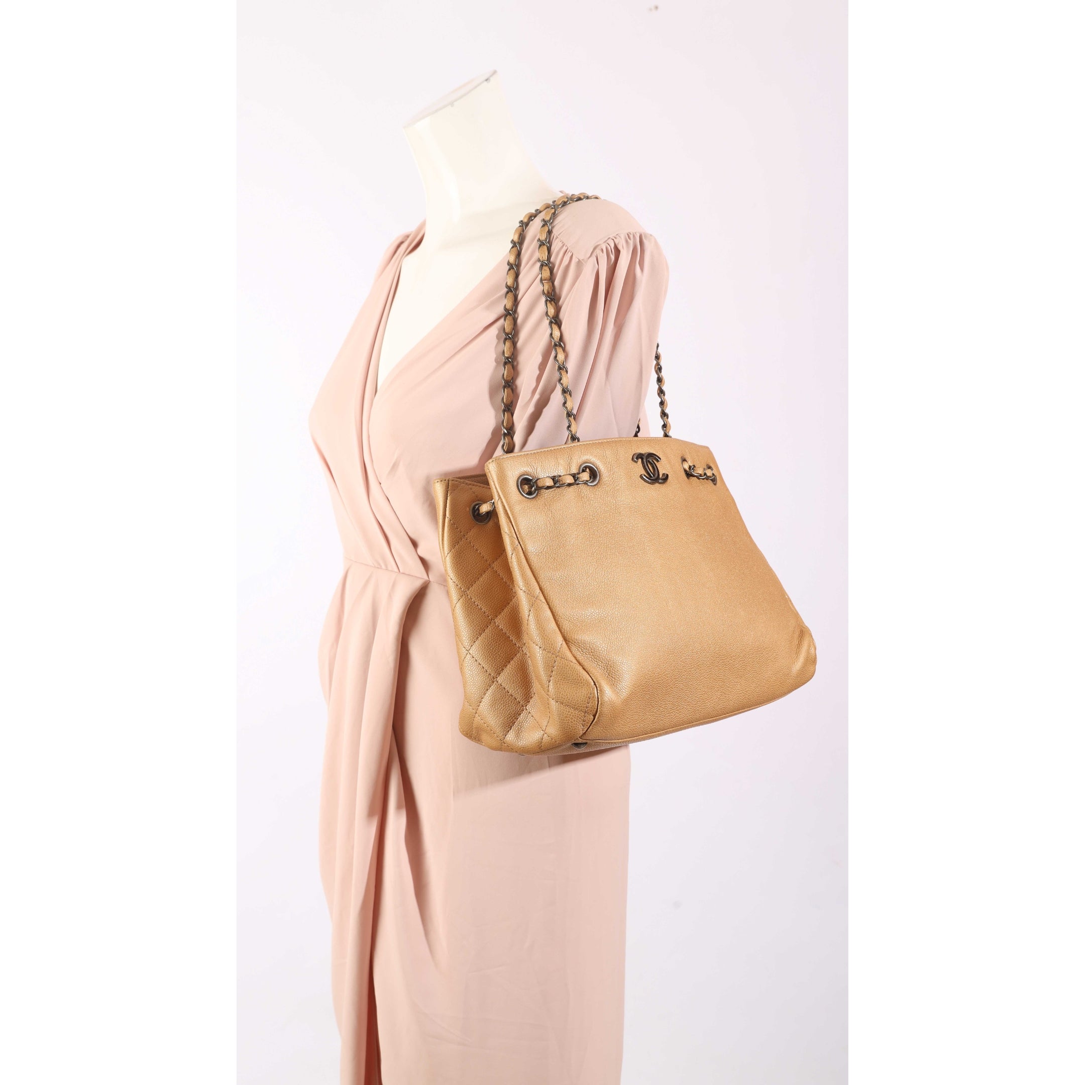 Chanel Open Chain Shopping Tote