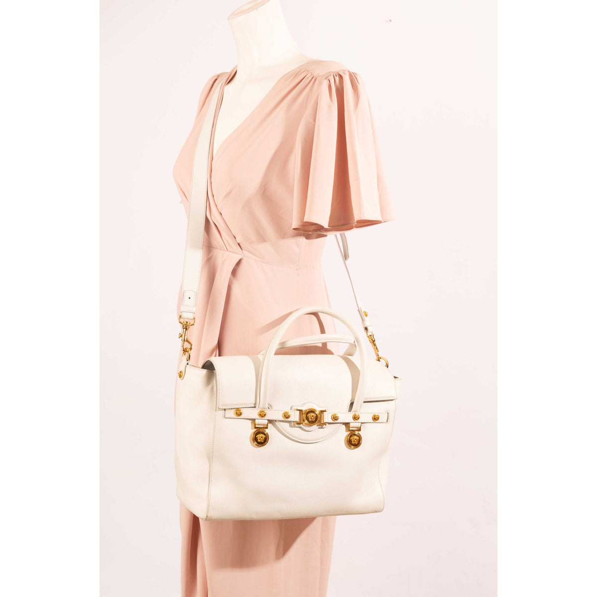 Versace Vitello Calfskin Signature Tote