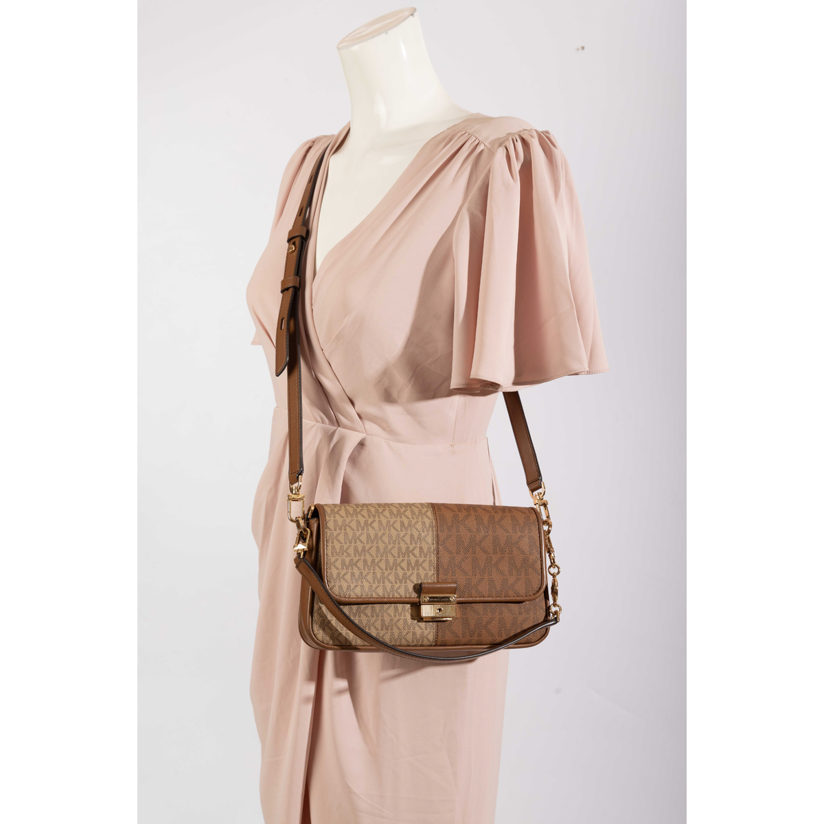 Michael Kors Bradshaw Logo Convertible Shoulder Bag