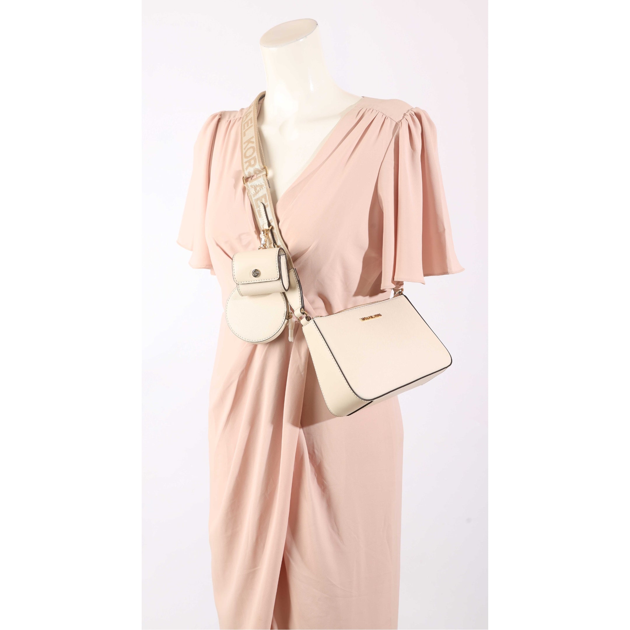 Michael Kors Jet Set Off White Crossbody Bag