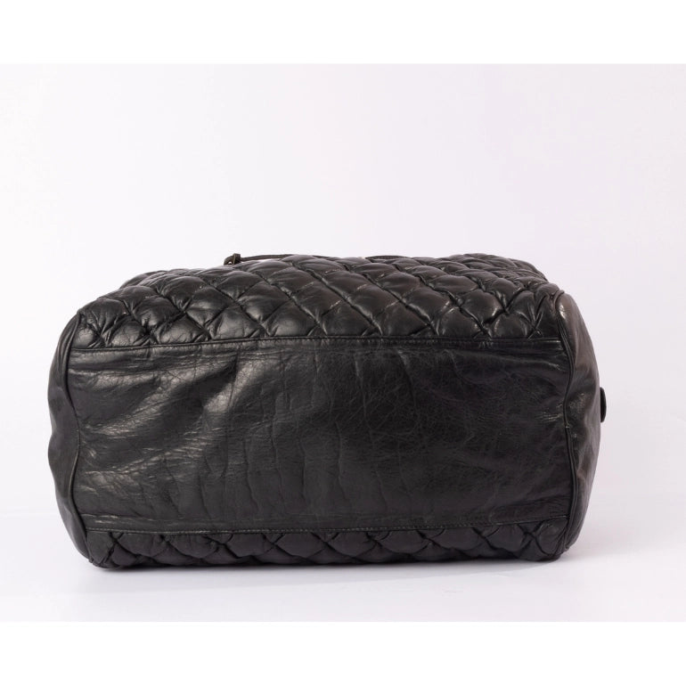 Balenciaga Plombe Quilted Chevre Satchel