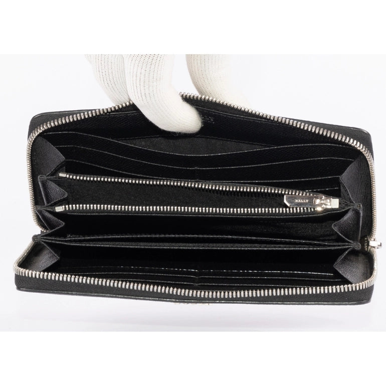 Bally Telen Leather Travel Wallet