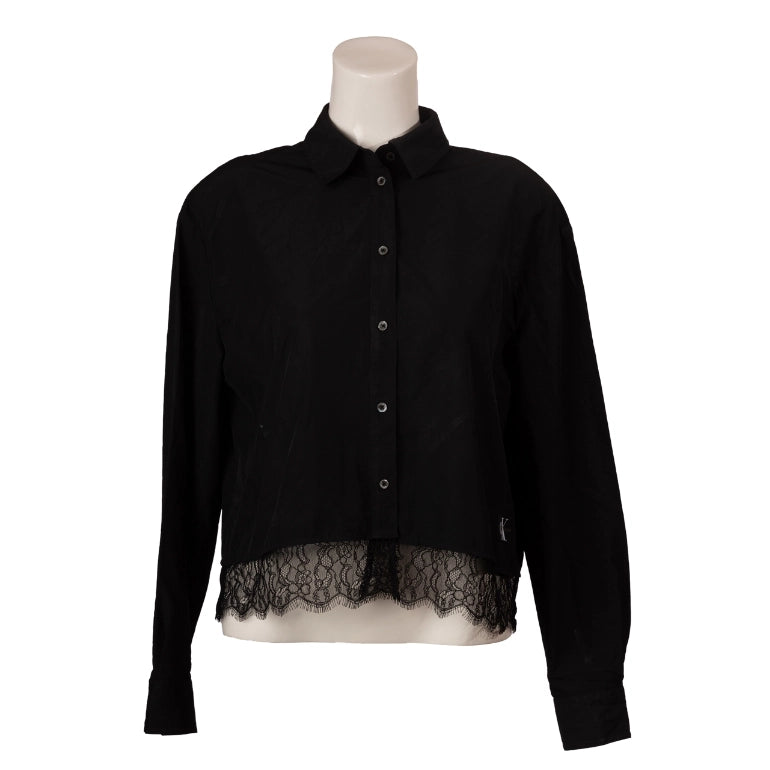 Calvin Klein Jeans Shirt with Lace Panels