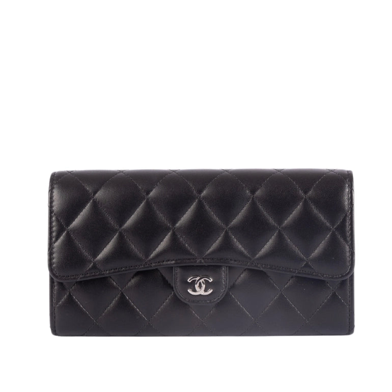 Chanel Quilted Classic Long Flap Wallet