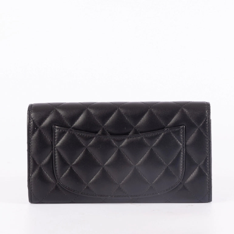 Chanel Quilted Classic Long Flap Wallet