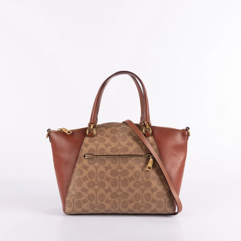 Coach Prairie Satchel In Signature Canvas