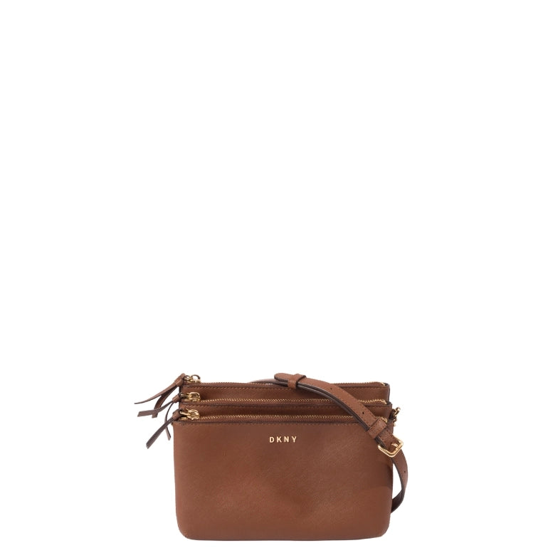 Dkny triple zip crossbody cheap