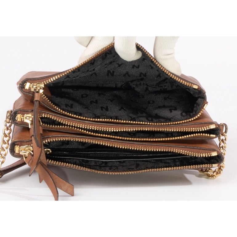 DKNY Triple Zip Crossbody Bag