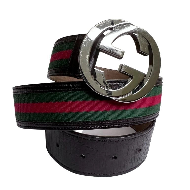 Gucci Interlocking Web Waist Belt