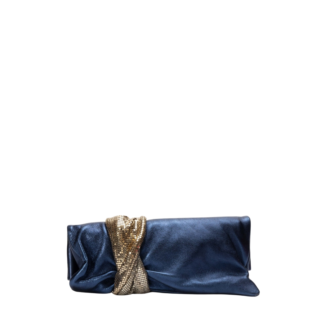 Jimmy Choo Shimmering Suede Chandra Clutch