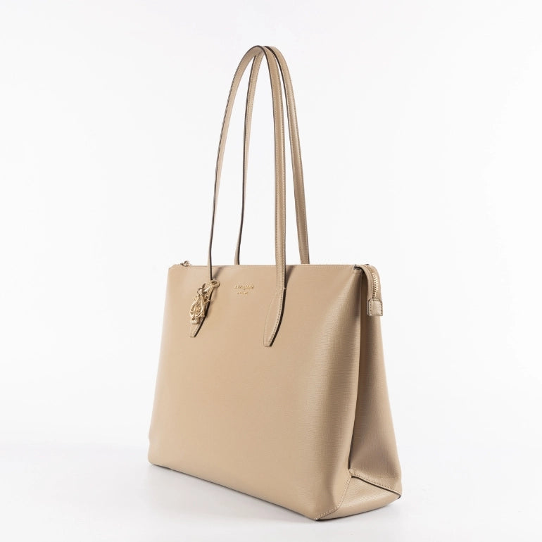 Kate Spade Taupe Leather All Day Zip Tote