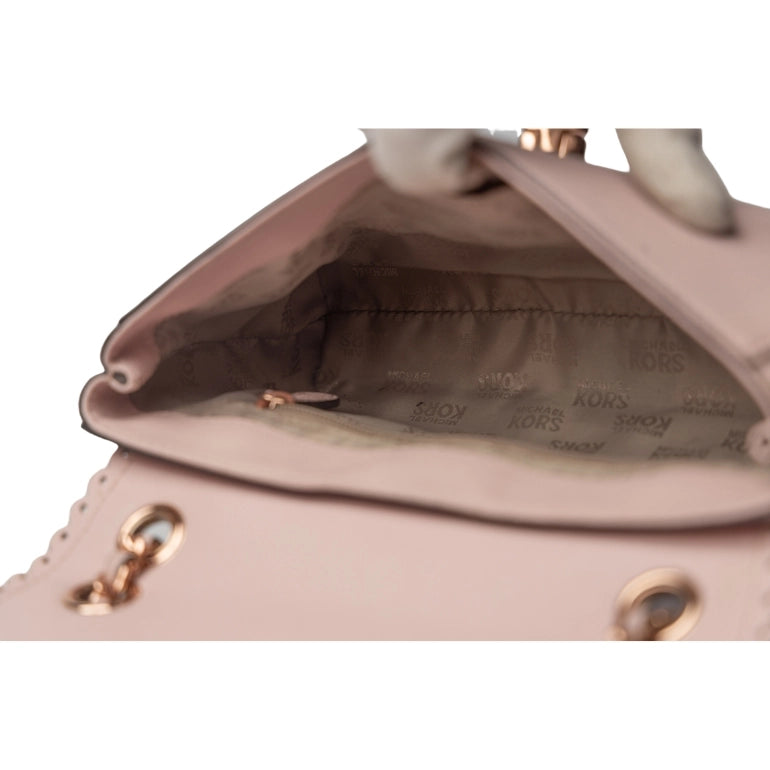 Michael Kors Hannah Perforated Leather Shoulder Bag