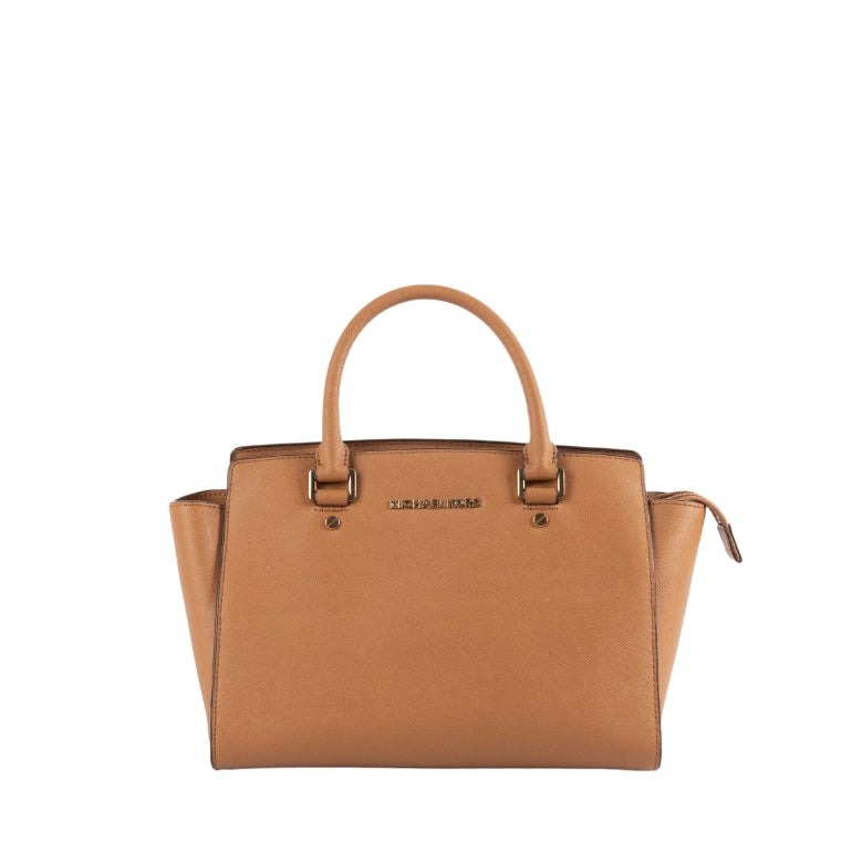 Michael Kors Selma Saffiano Leather Satchel