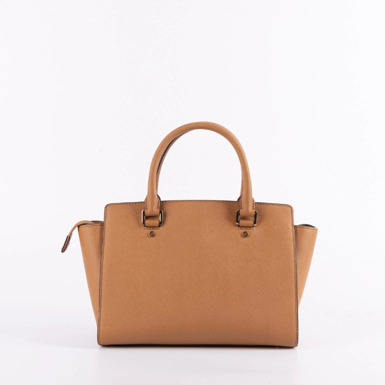 Michael Kors Selma Saffiano Leather Satchel