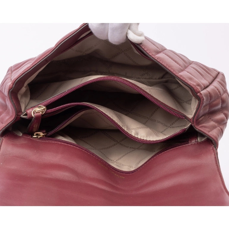 Michael Kors Soho Quilted Fold-Over Shoulder Bag