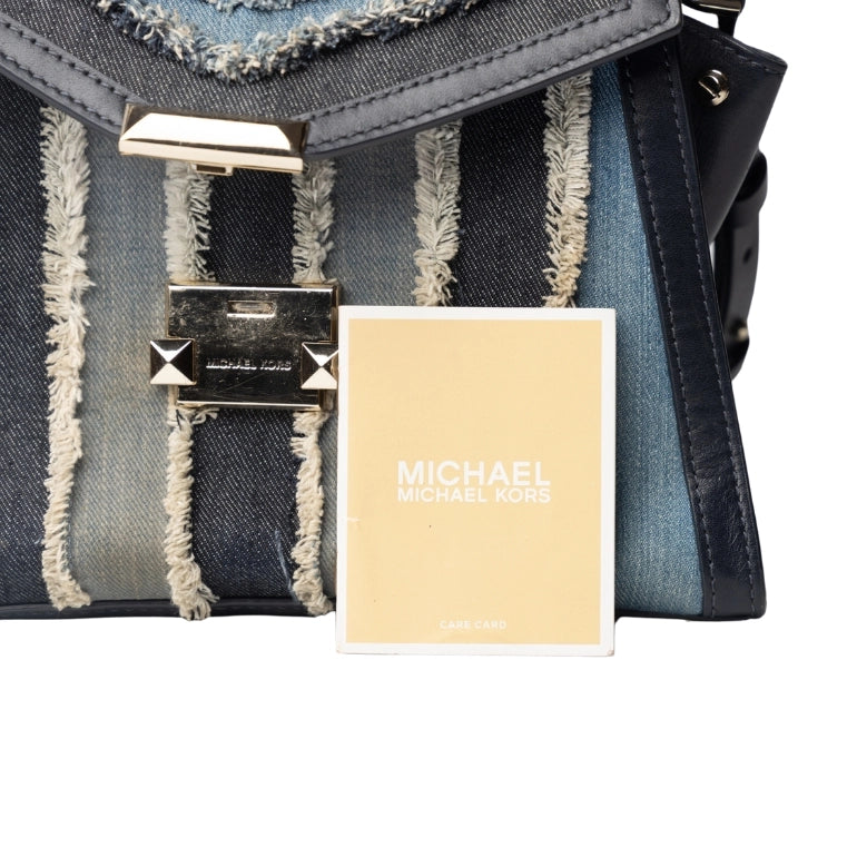 Michael Kors Whitney Denim Shoulder Bag