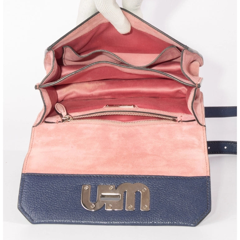 Miu Miu Logo Turnlock Shoulder Bag
